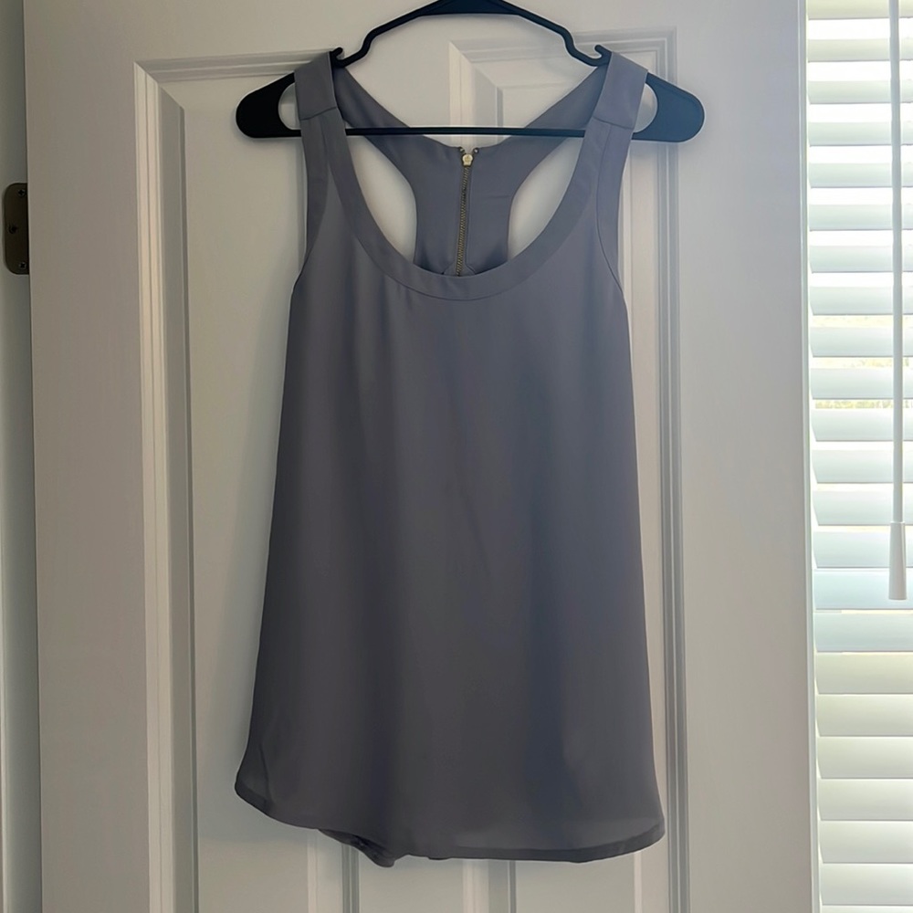 Gray tank top